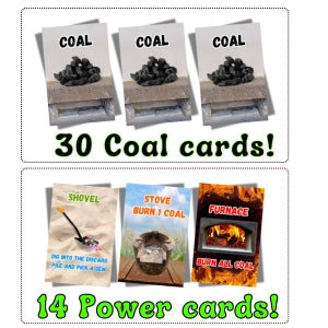 Five Gems is a thrilling card game where players race to collect sets of 5 gems. Watch out for coal that can ruin your plans, and use special powers to outsmart your opponents!