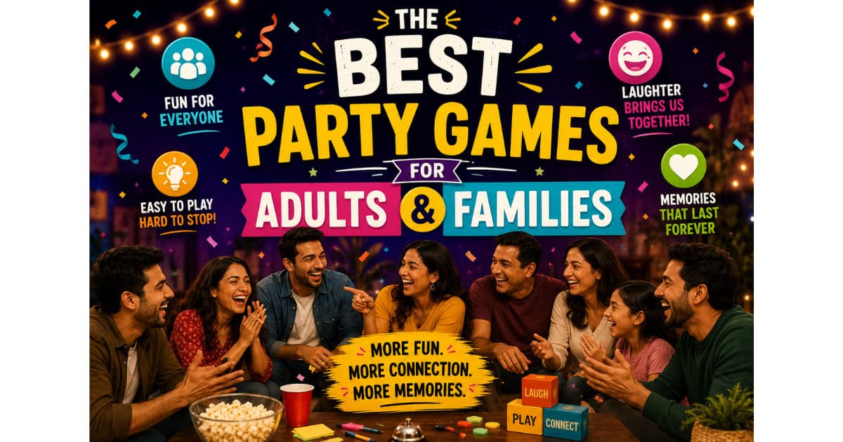 Best Party Games for Adults and Families — Games That Work for Every Generation
