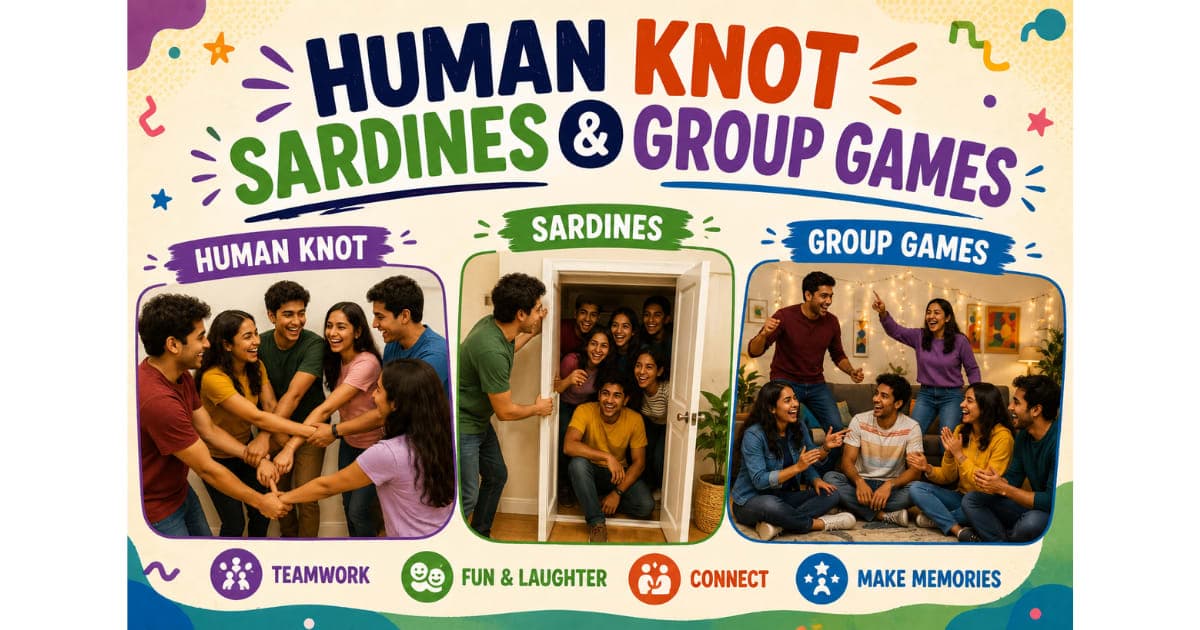 Human Knot, Sardines and More — The Best Large Group Physical Games